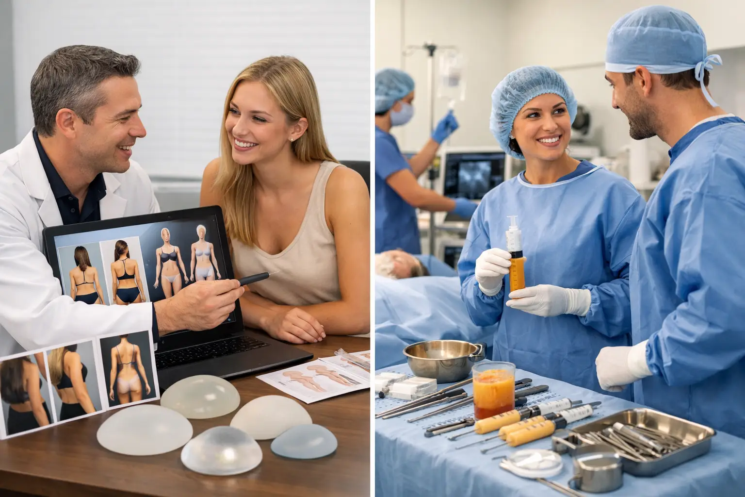 Breast Implants vs Fat Transfer