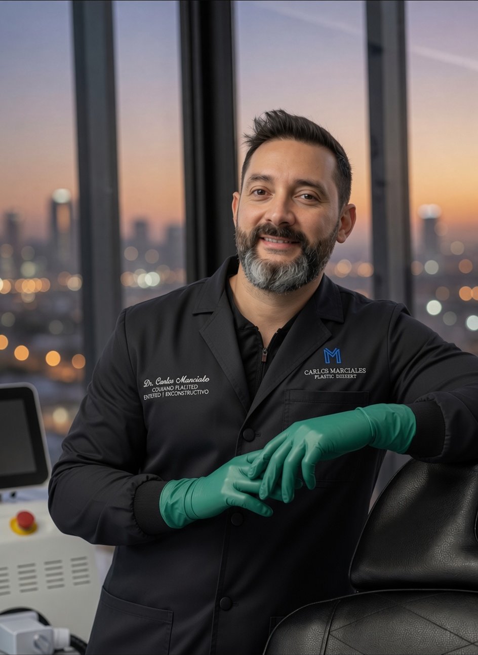 Dr. Carlos Marciales in his Tijuana clinic